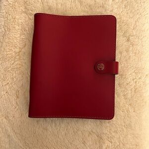Filofax The Original A5 ring bound notebook Pillbox Red